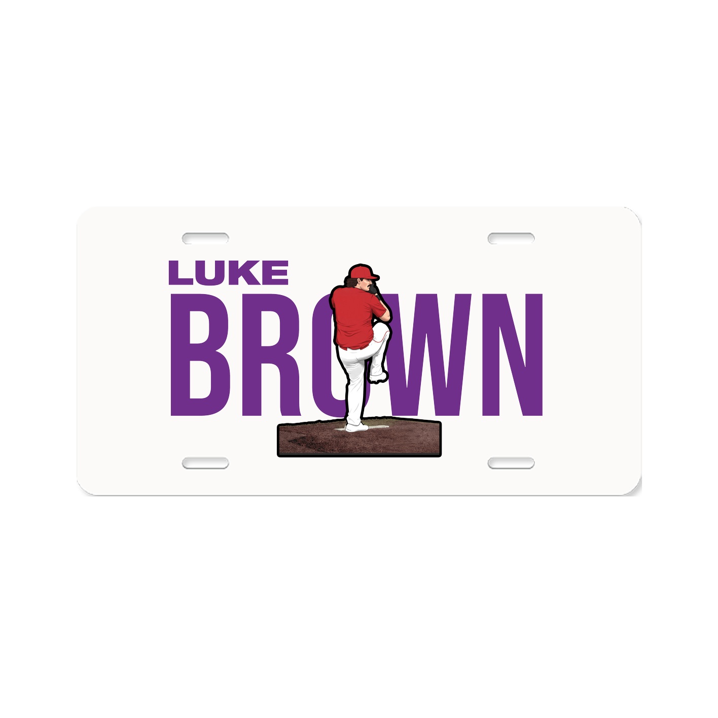 License Plate — Player Name in Classic