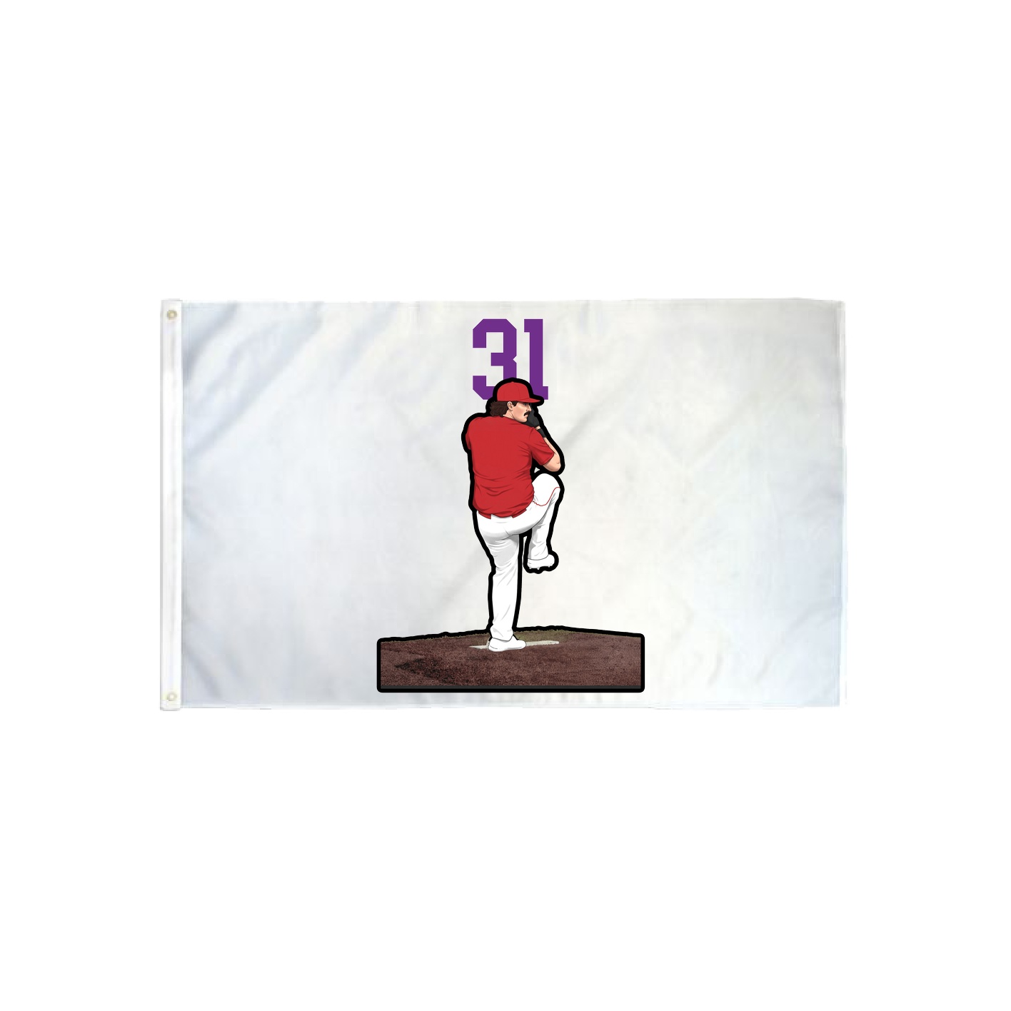 3x5 Flag — Number Top in Classic