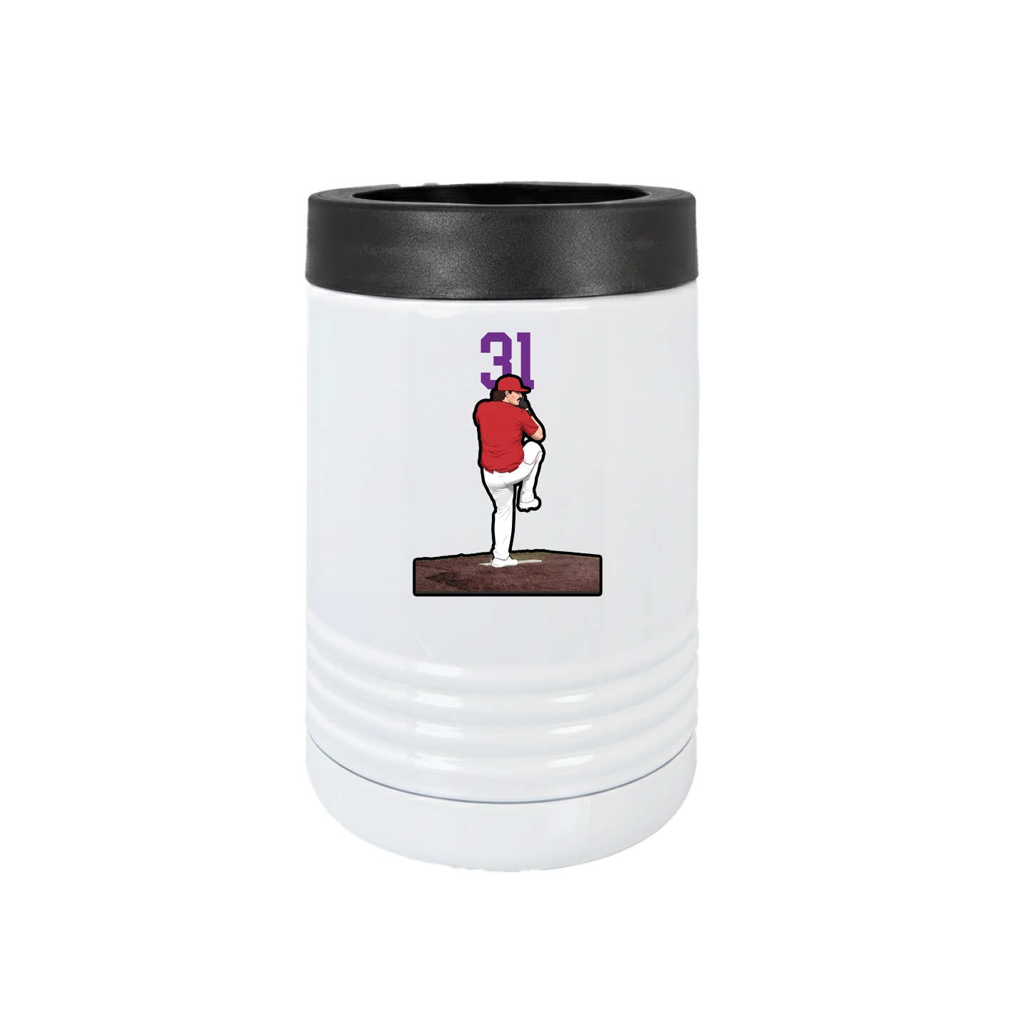 Beverage Holder — Number Top in White
