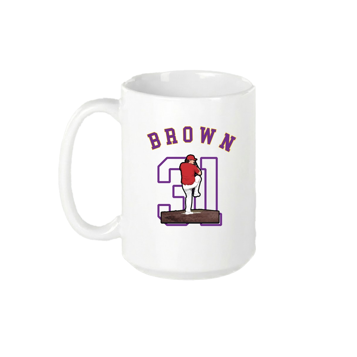 15oz Coffee Mug — Shirsey Arch in White