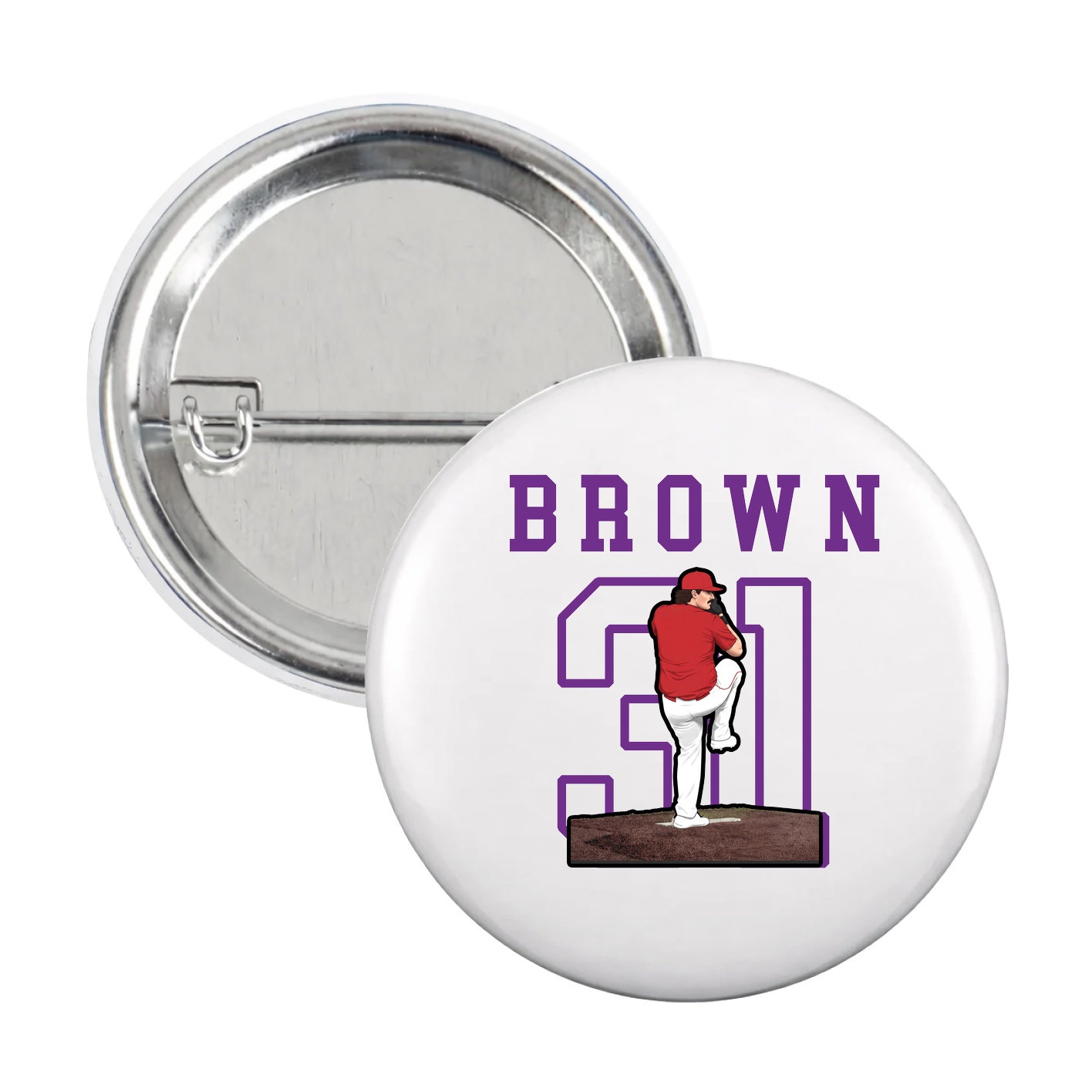 Game Day Button — Shirsey in White
