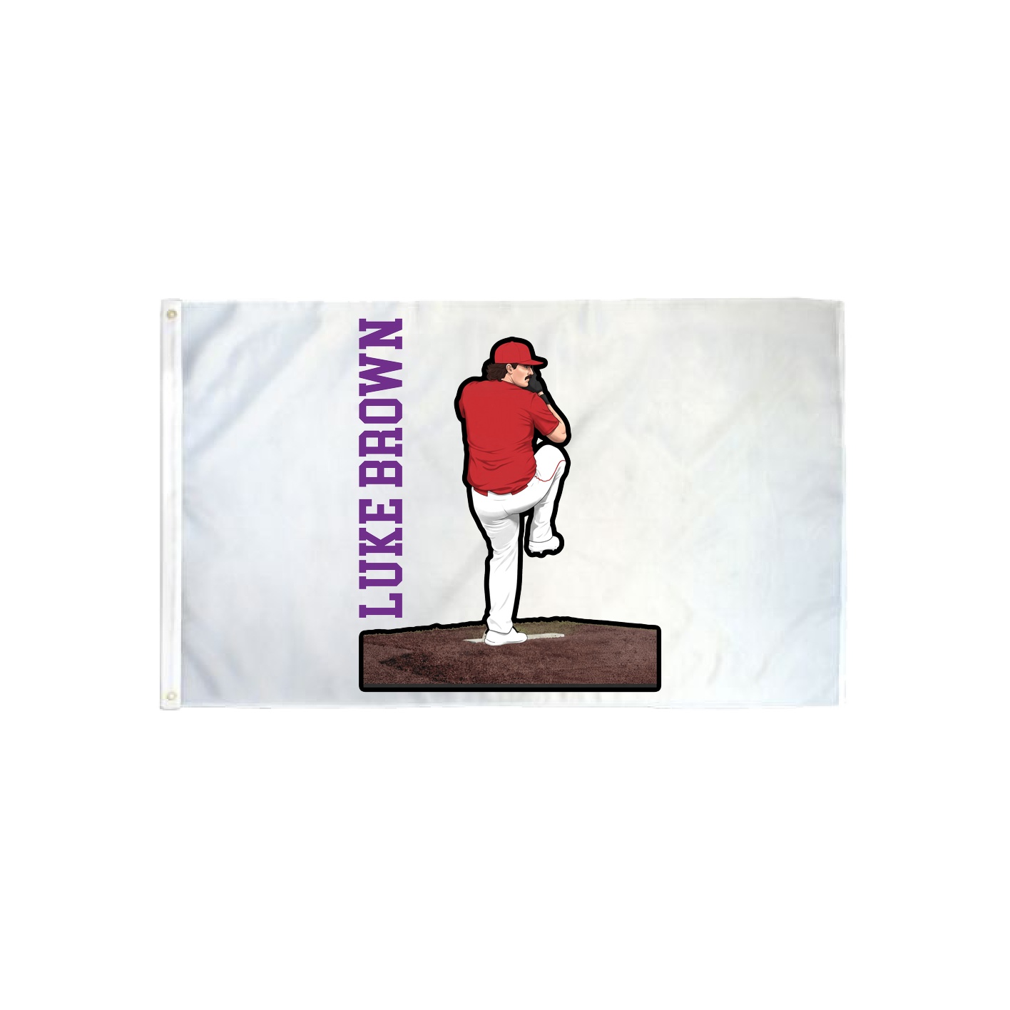 3x5 Flag — Name Vertical in Classic