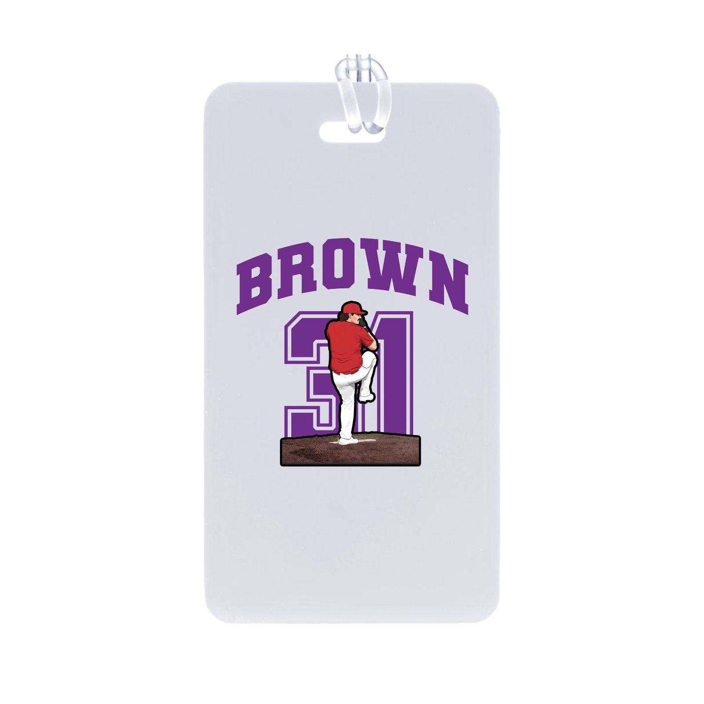 Bag Tag — Number in Classic