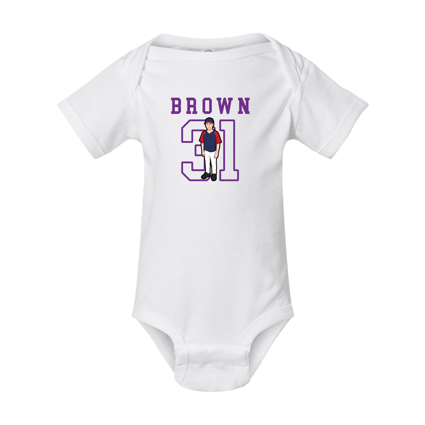 Baby Onesie — Shirsey in White