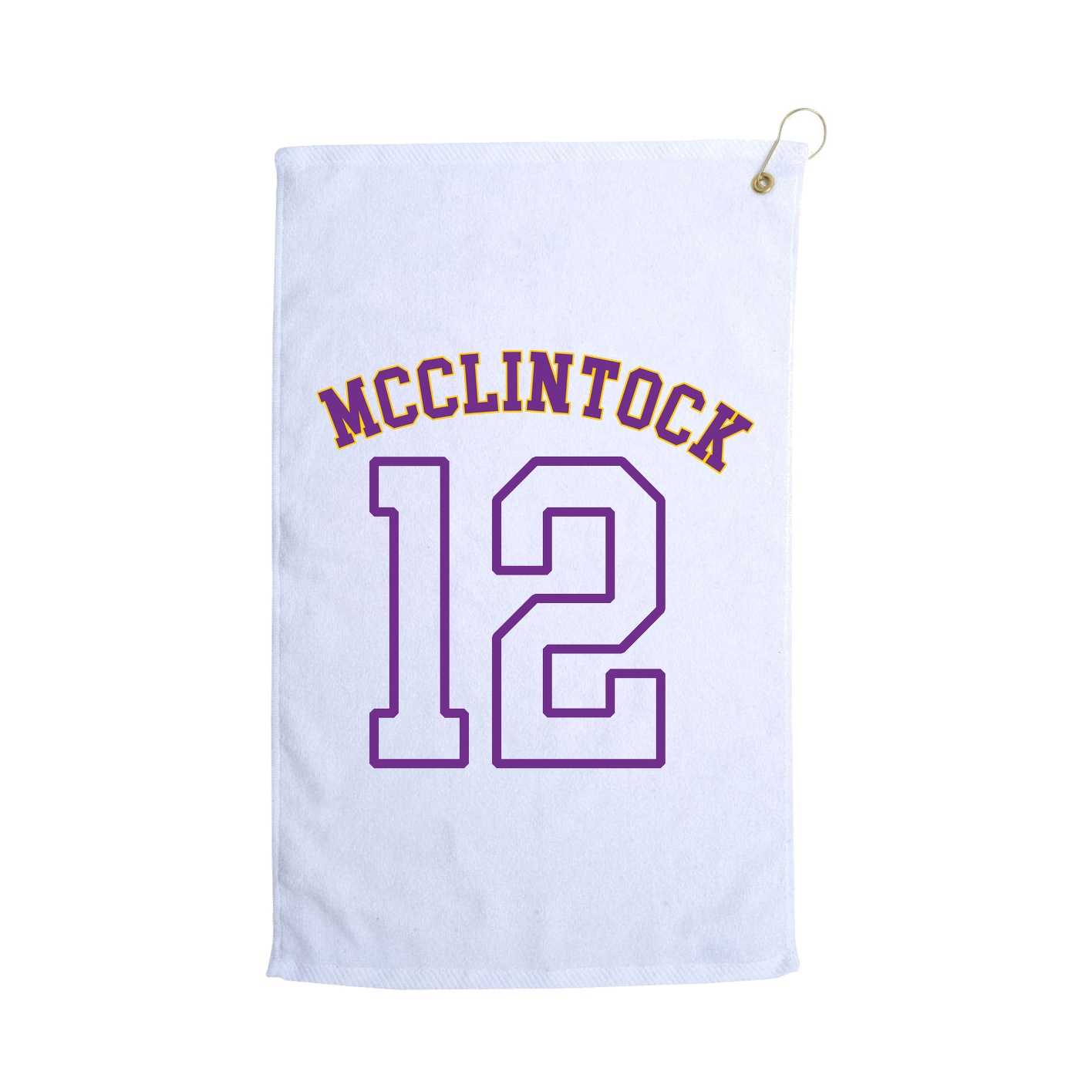 Golf Towel — Shirsey Arch in White