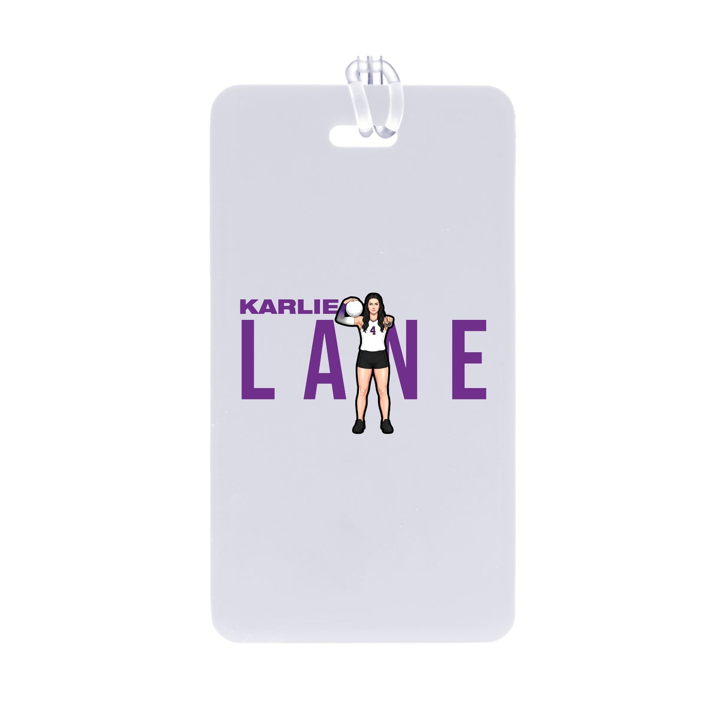 Bag Tag — Player Name in Classic
