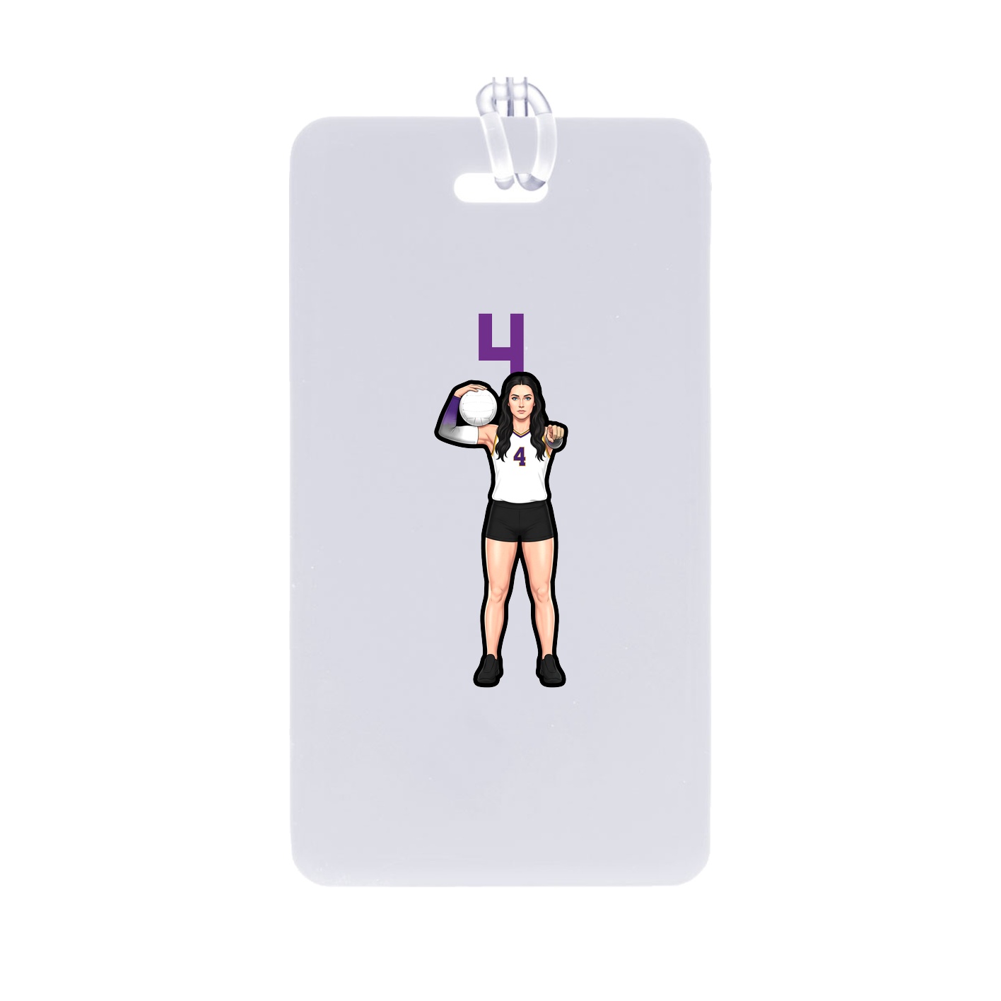 Bag Tag — Number Top in Classic
