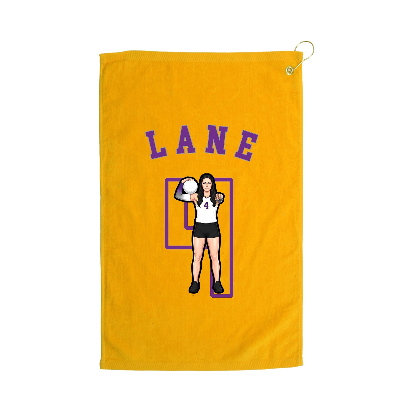Golf Towel — Shirsey Arch in Gold