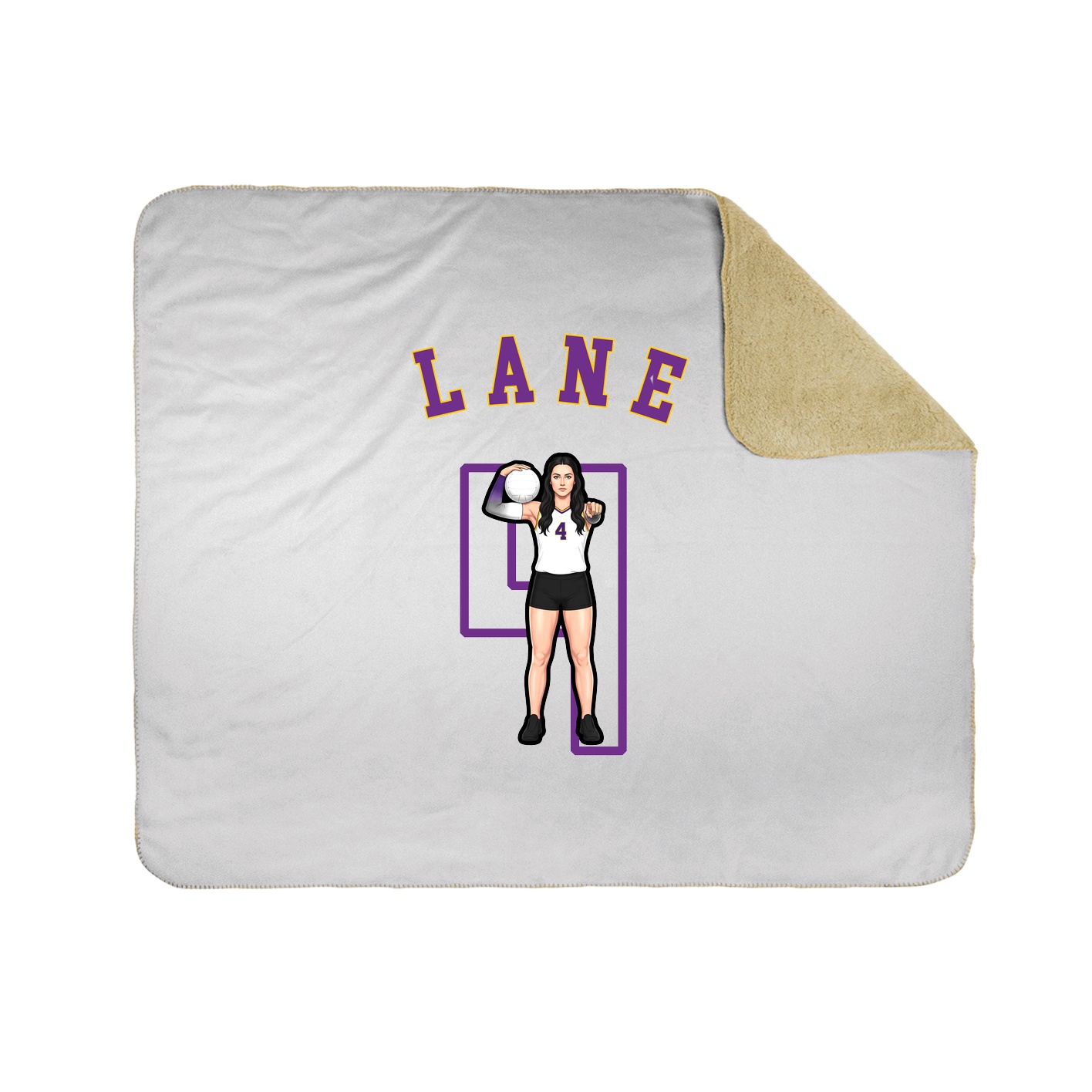 Throw Blanket — Shirsey Arch in White