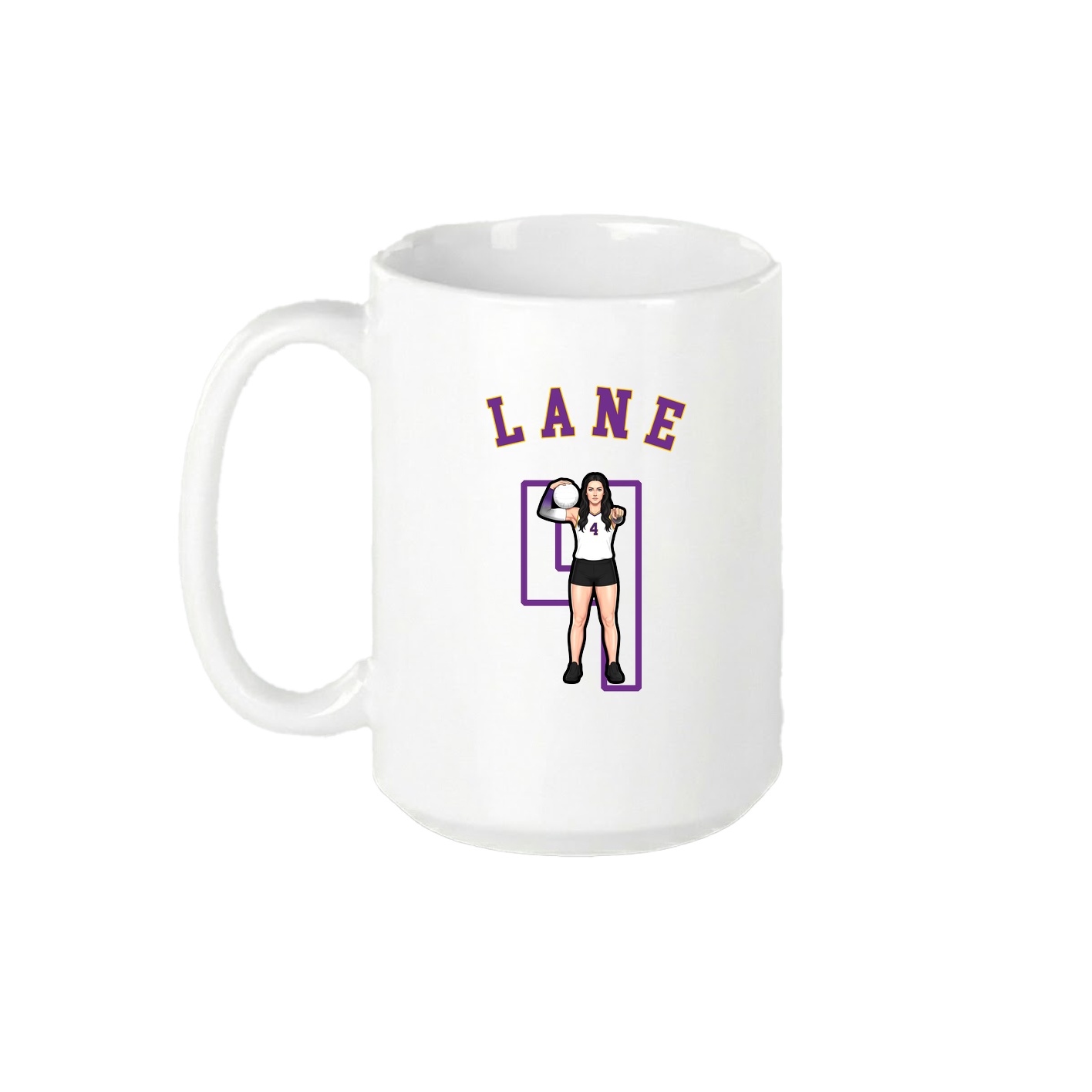 15oz Coffee Mug — Shirsey Arch in White
