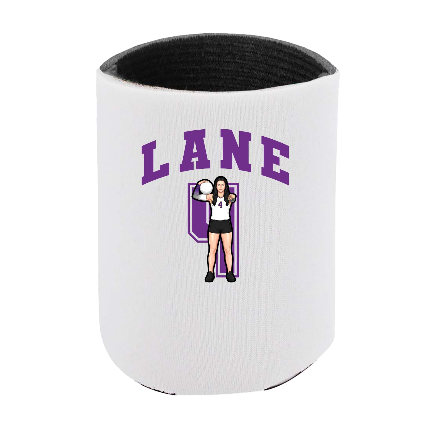 Can Holder — Number in White