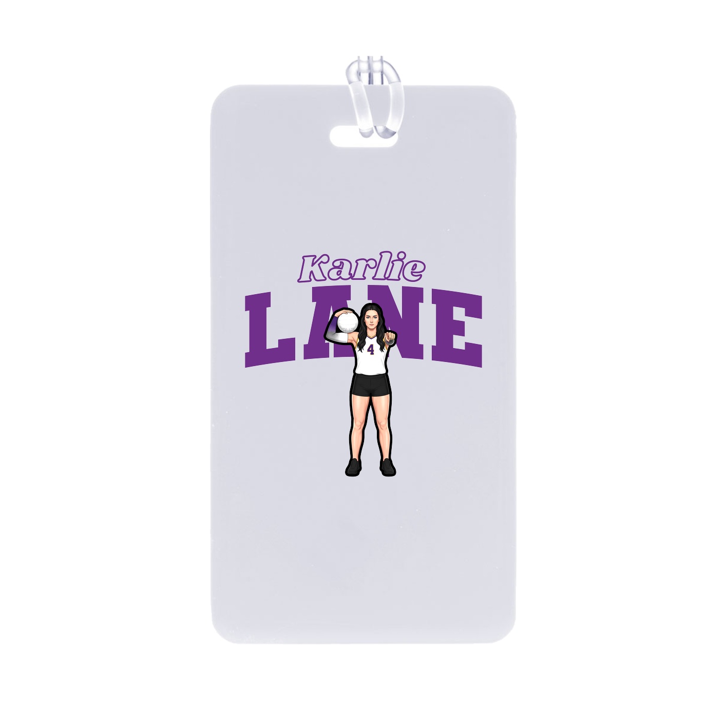 Bag Tag — Name Arch in Classic
