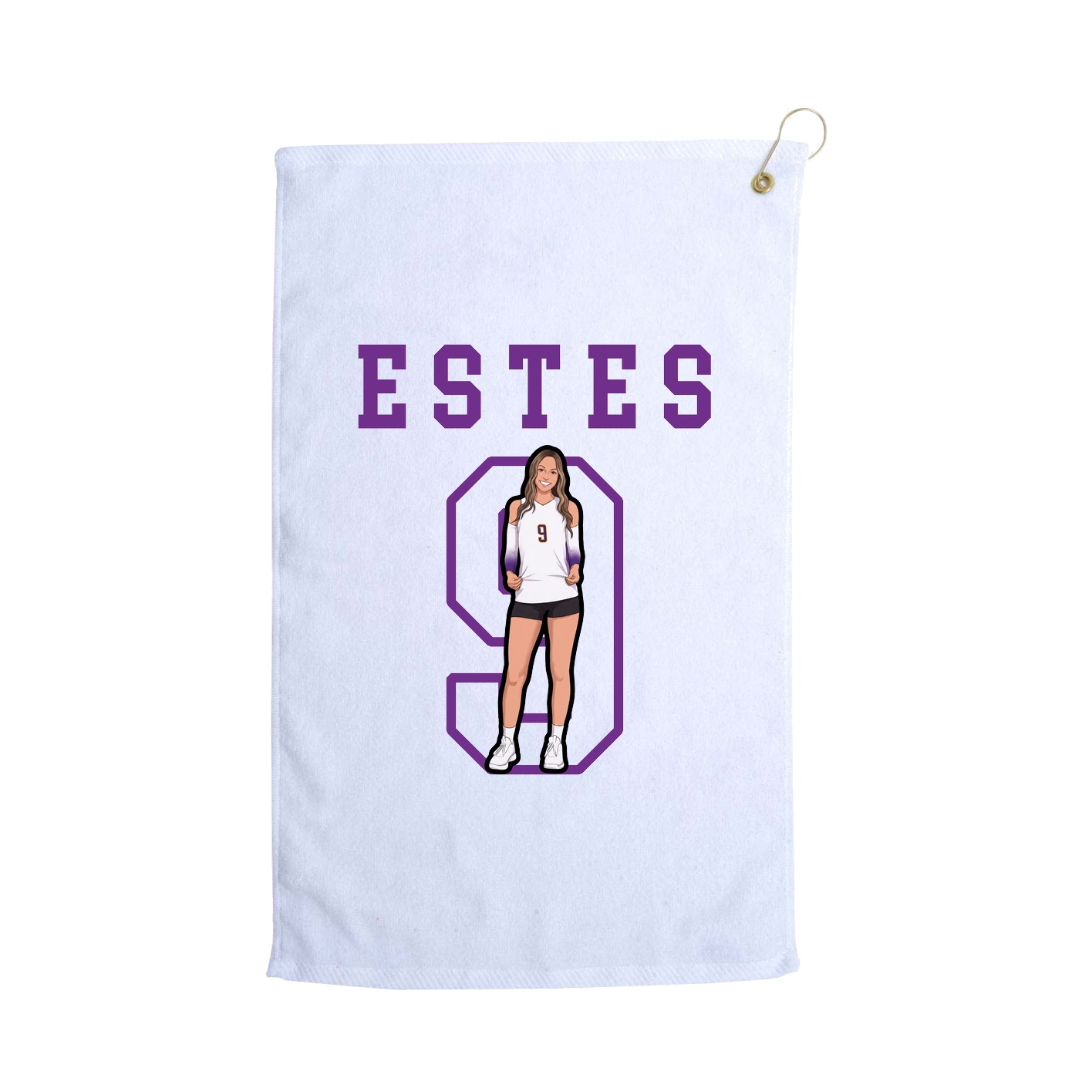 Golf Towel — Shirsey in White