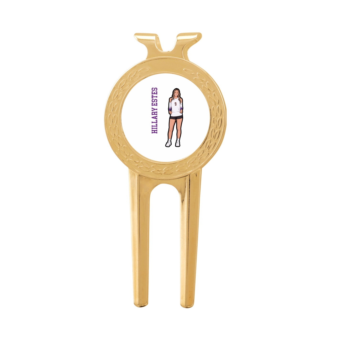 Divot Tool with Ball Marker — Name Vertical in Classic