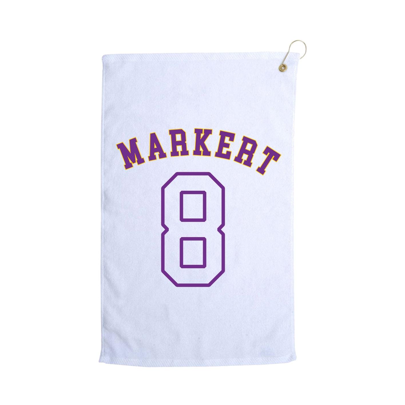 Golf Towel — Shirsey Arch in White