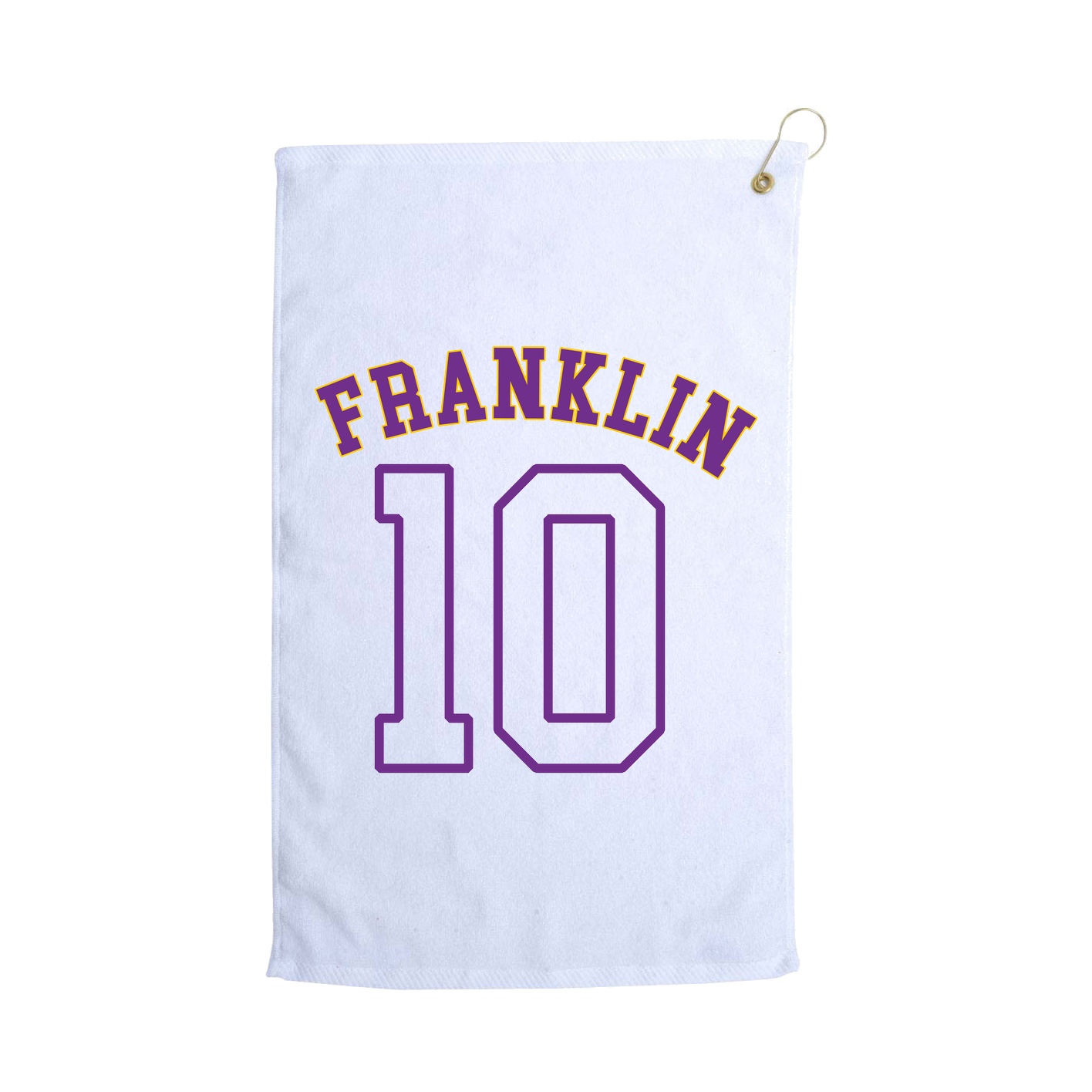 Golf Towel — Shirsey Arch in White