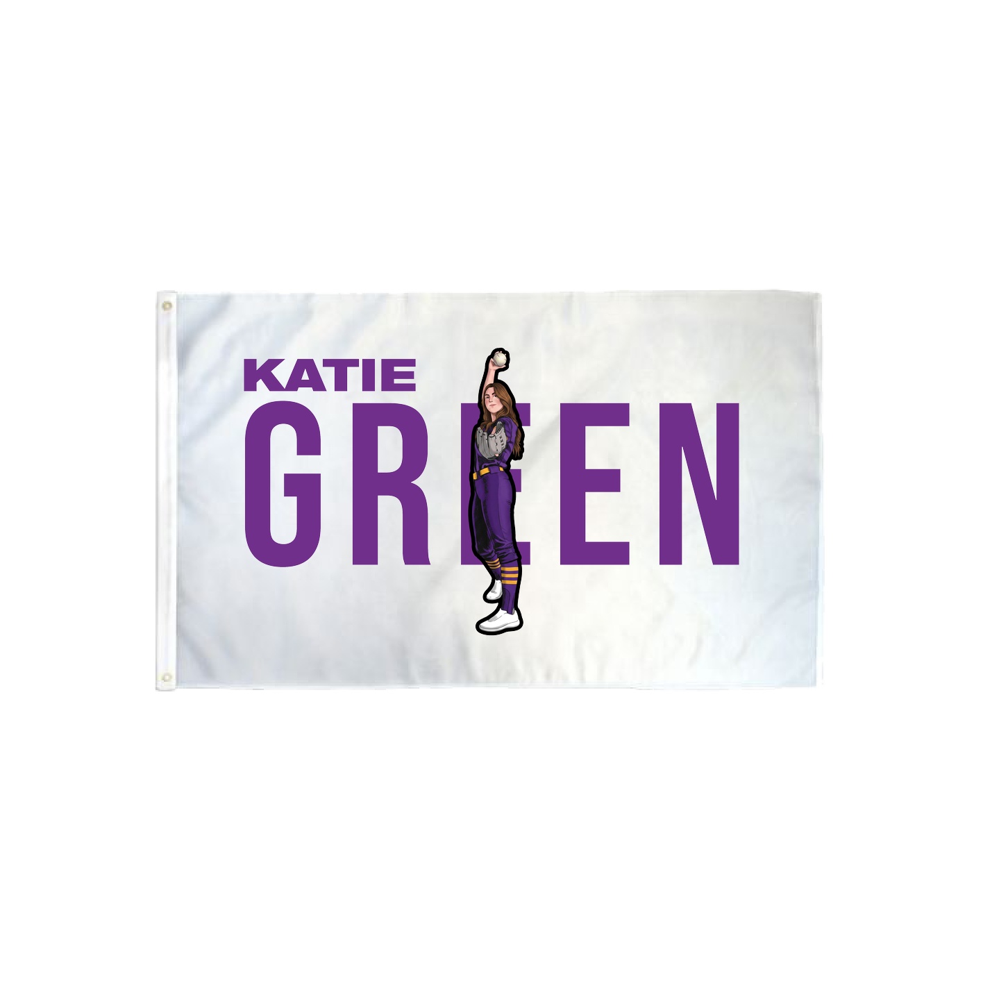 3x5 Flag — Player Name in Classic