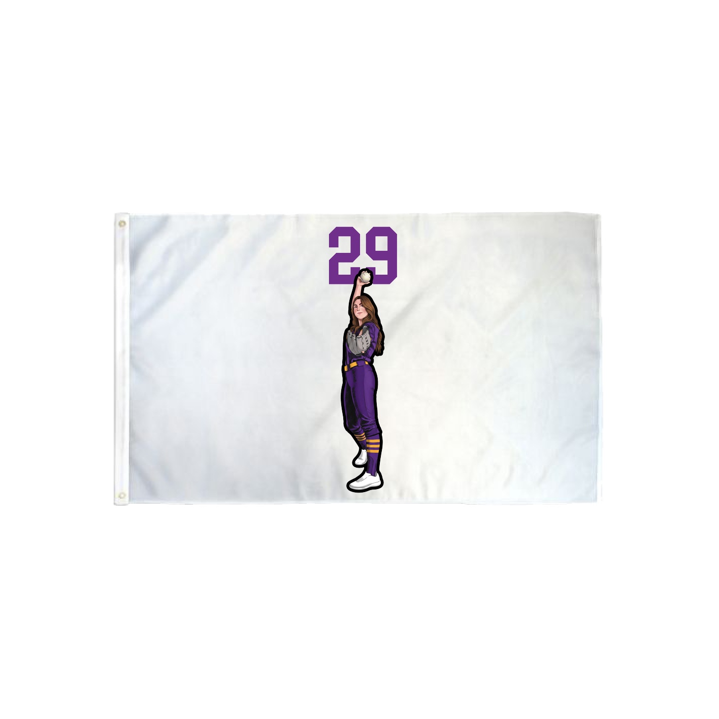 3x5 Flag — Number Top in Classic