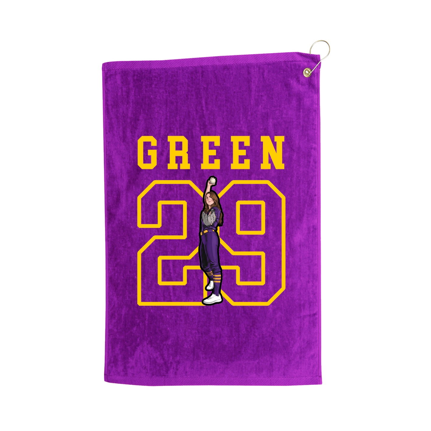 Golf Towel — Shirsey in Purple