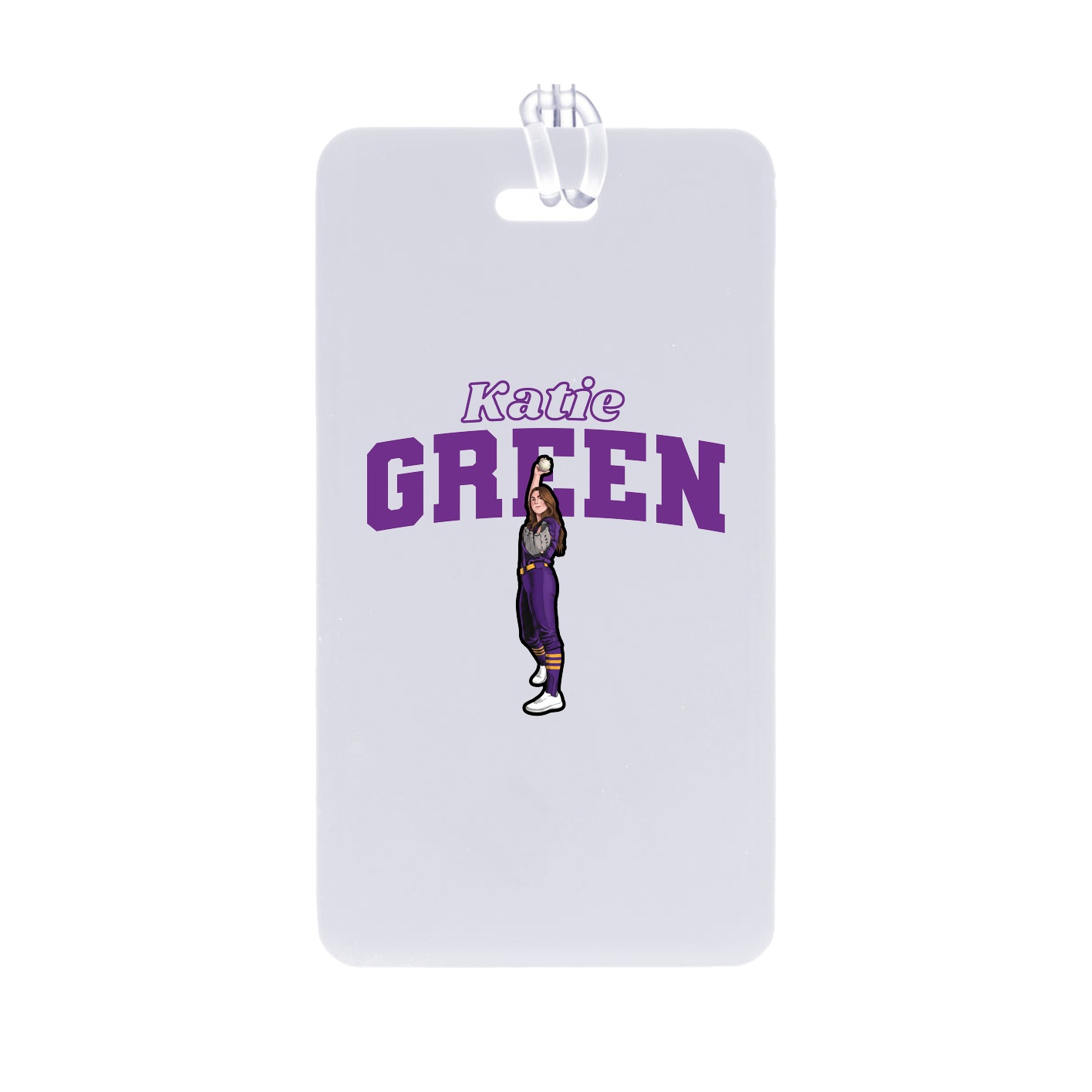 Bag Tag — Name Arch in Classic