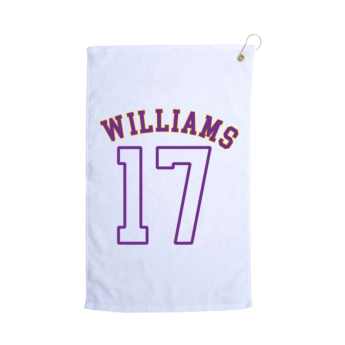 Golf Towel — Shirsey Arch in White