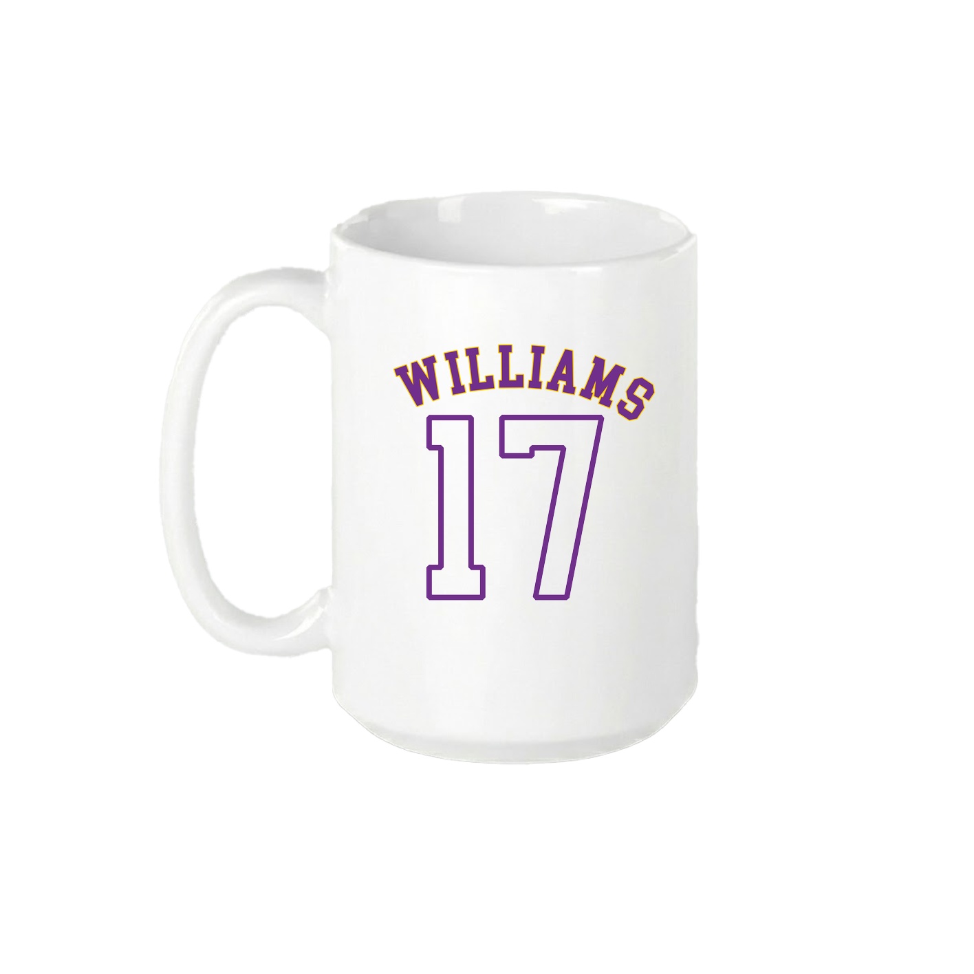 15oz Coffee Mug — Shirsey Arch in White