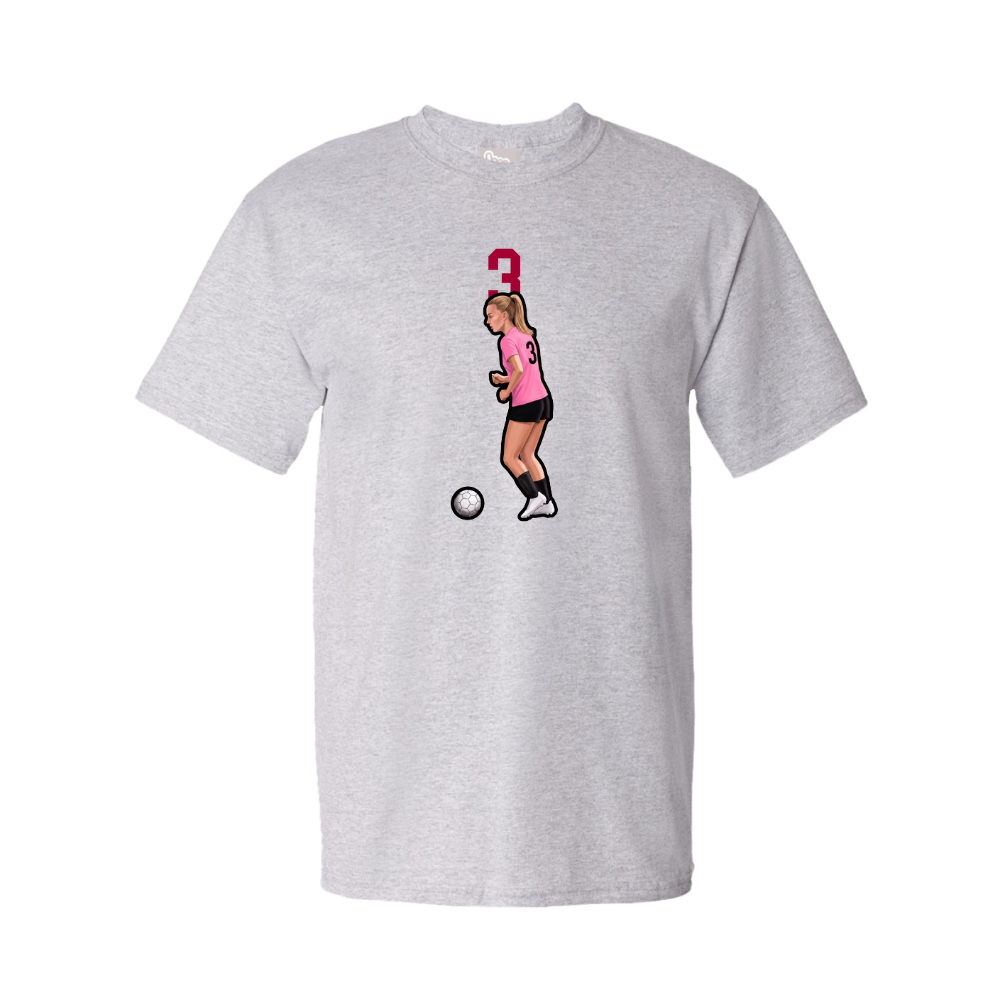 Tee — Number Top in Grey