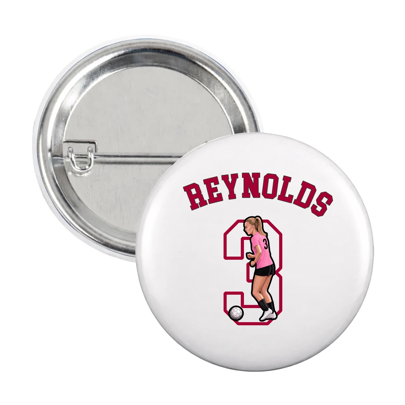 Game Day Button — Shirsey Arch in White