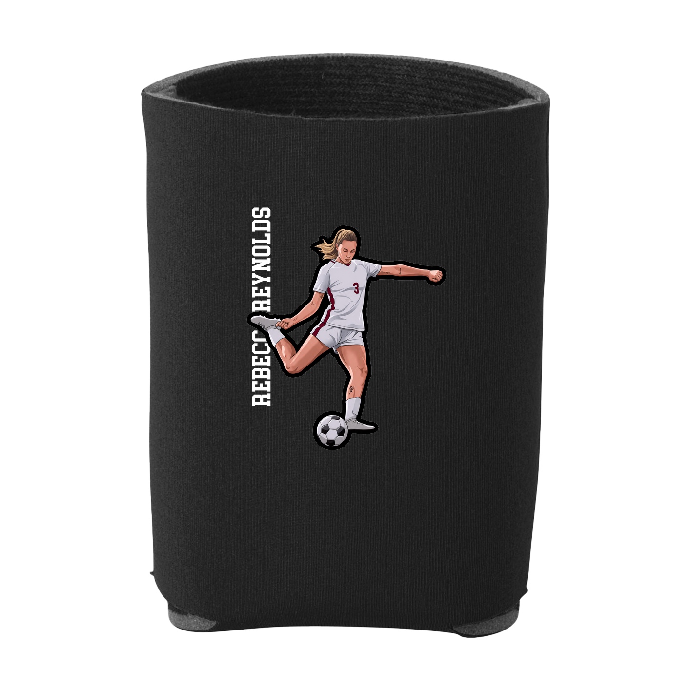 Can Holder — Name Vertical in Black