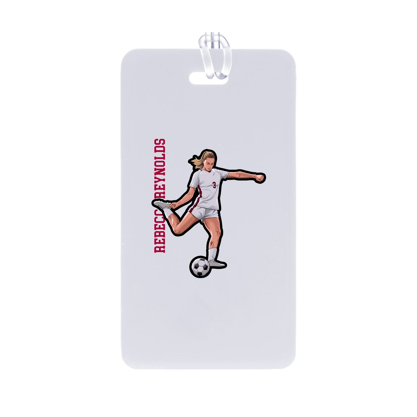 Bag Tag — Name Vertical in Classic