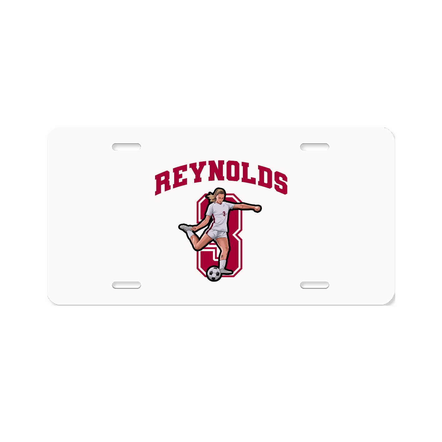 License Plate — Number in Classic