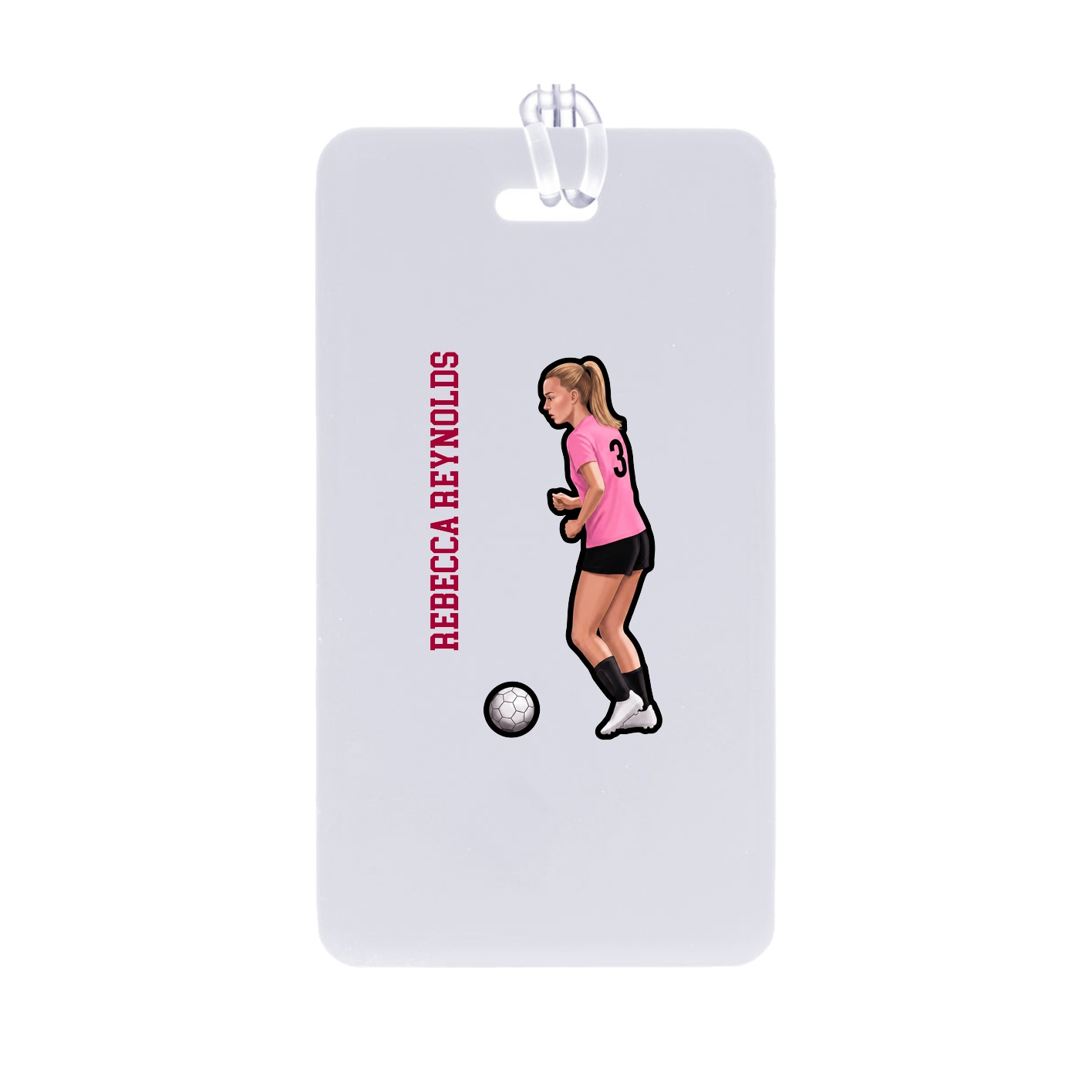 Bag Tag — Name Vertical in Classic