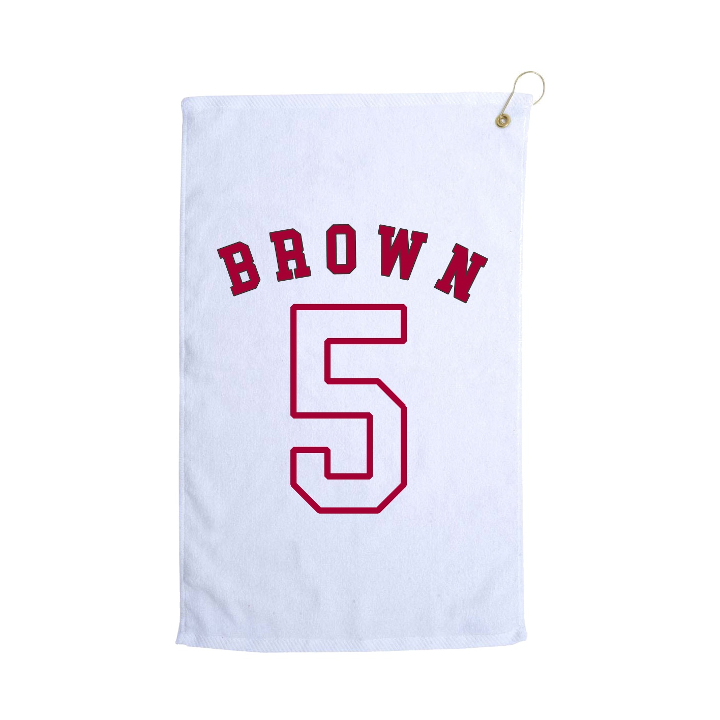 Golf Towel — Shirsey Arch in White