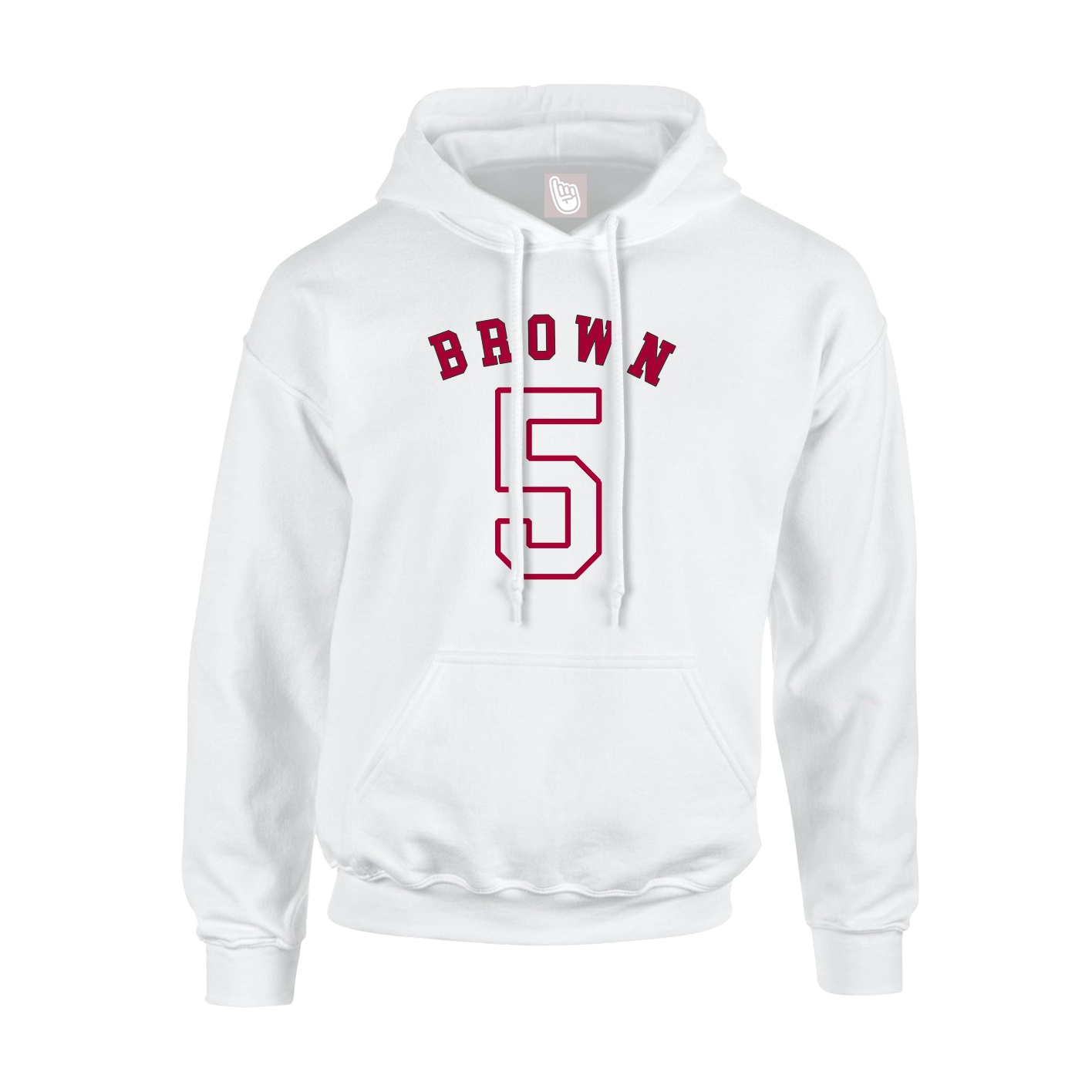 Youth Hoodie — Shirsey Arch in White