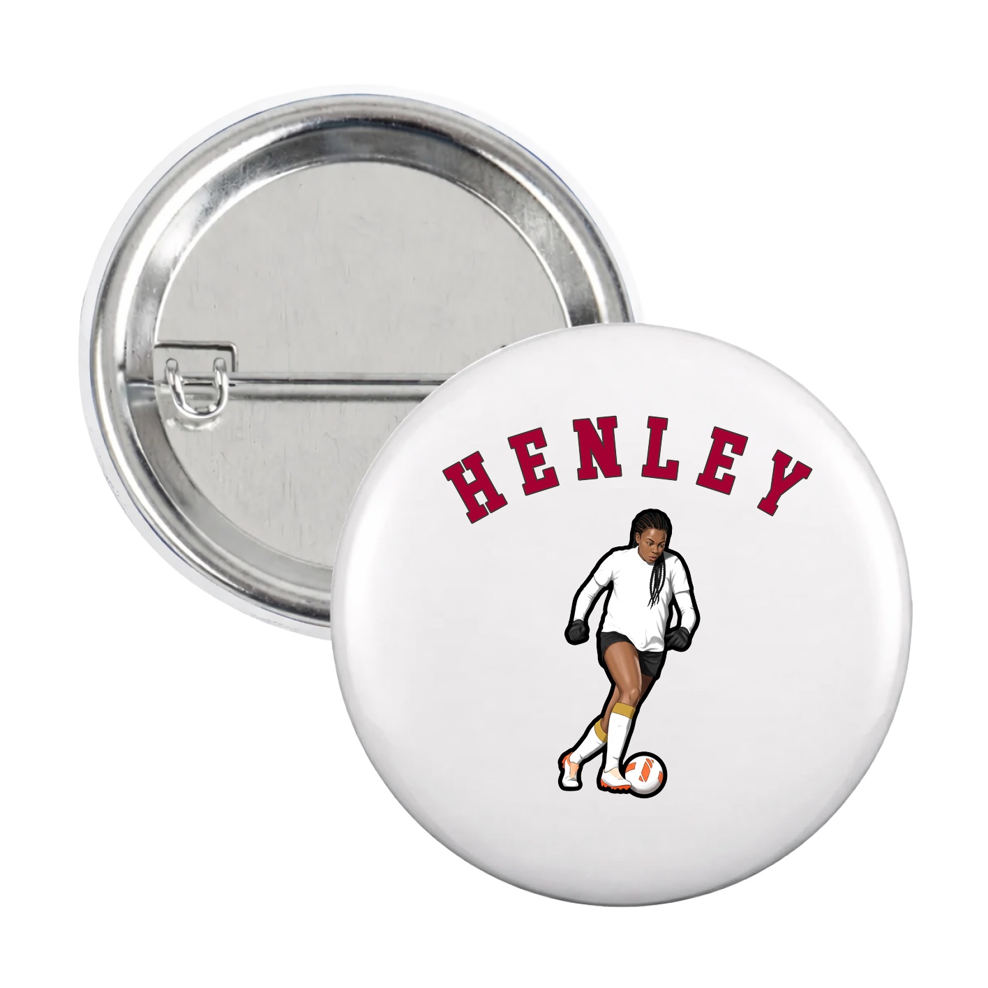Game Day Button — Shirsey Arch in White