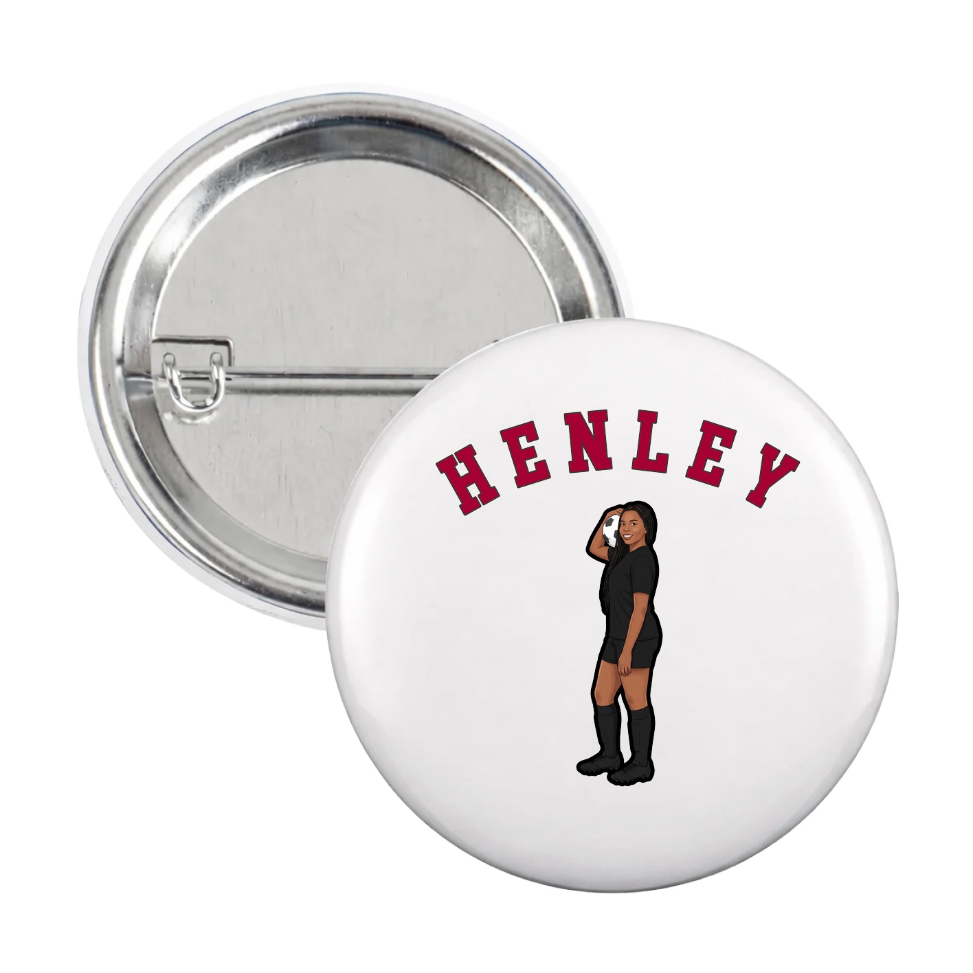 Game Day Button — Shirsey Arch in White