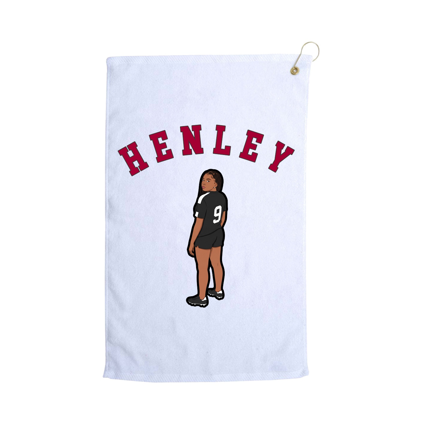 Golf Towel — Shirsey Arch in White
