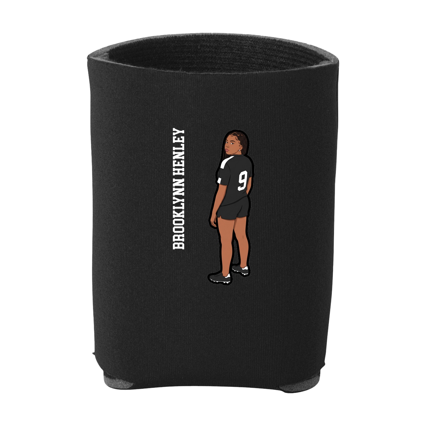 Can Holder — Name Vertical in Black
