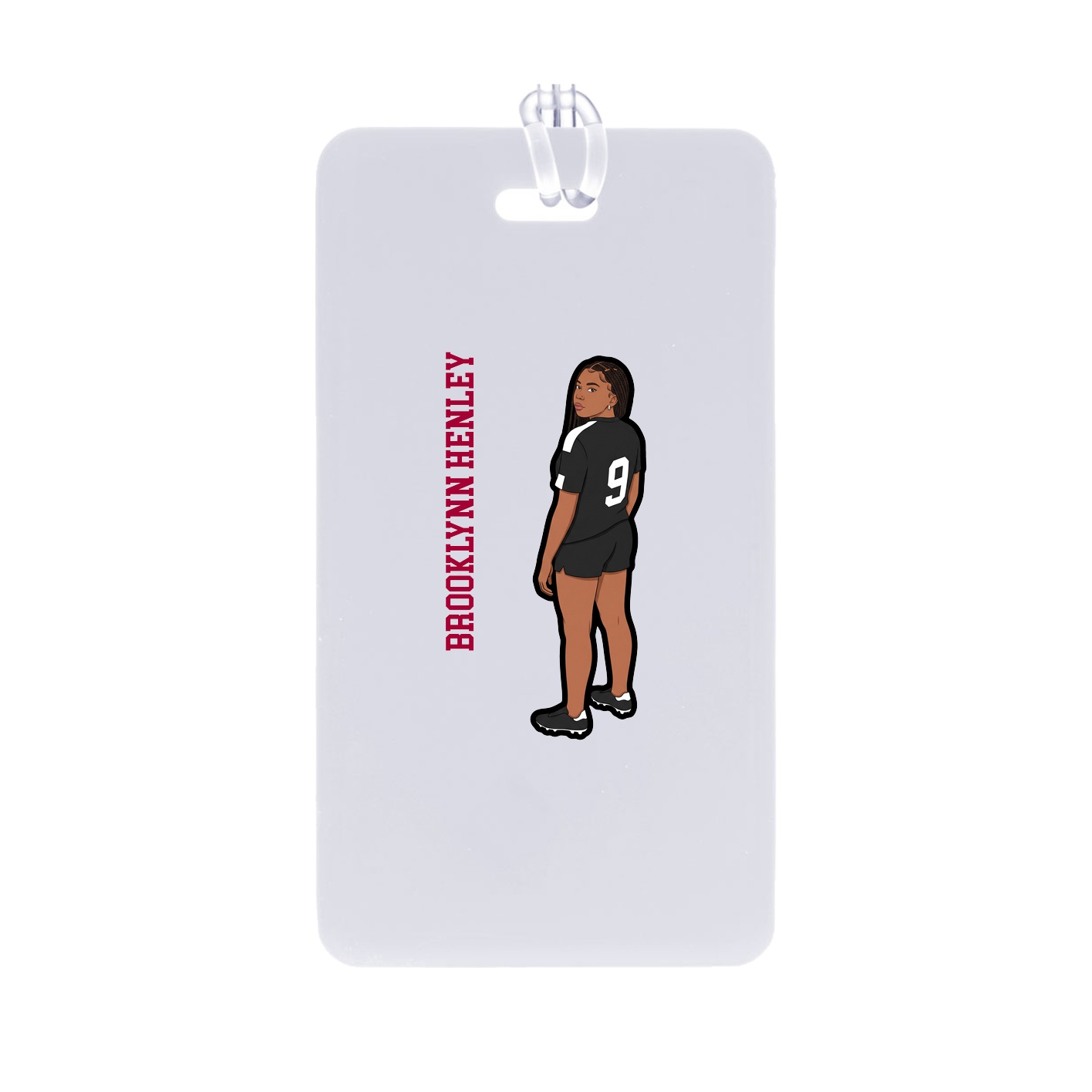 Bag Tag — Name Vertical in Classic