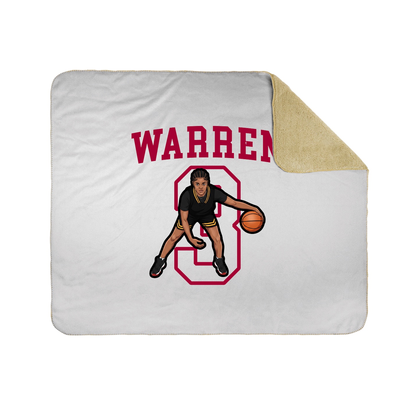 Throw Blanket — Shirsey in White
