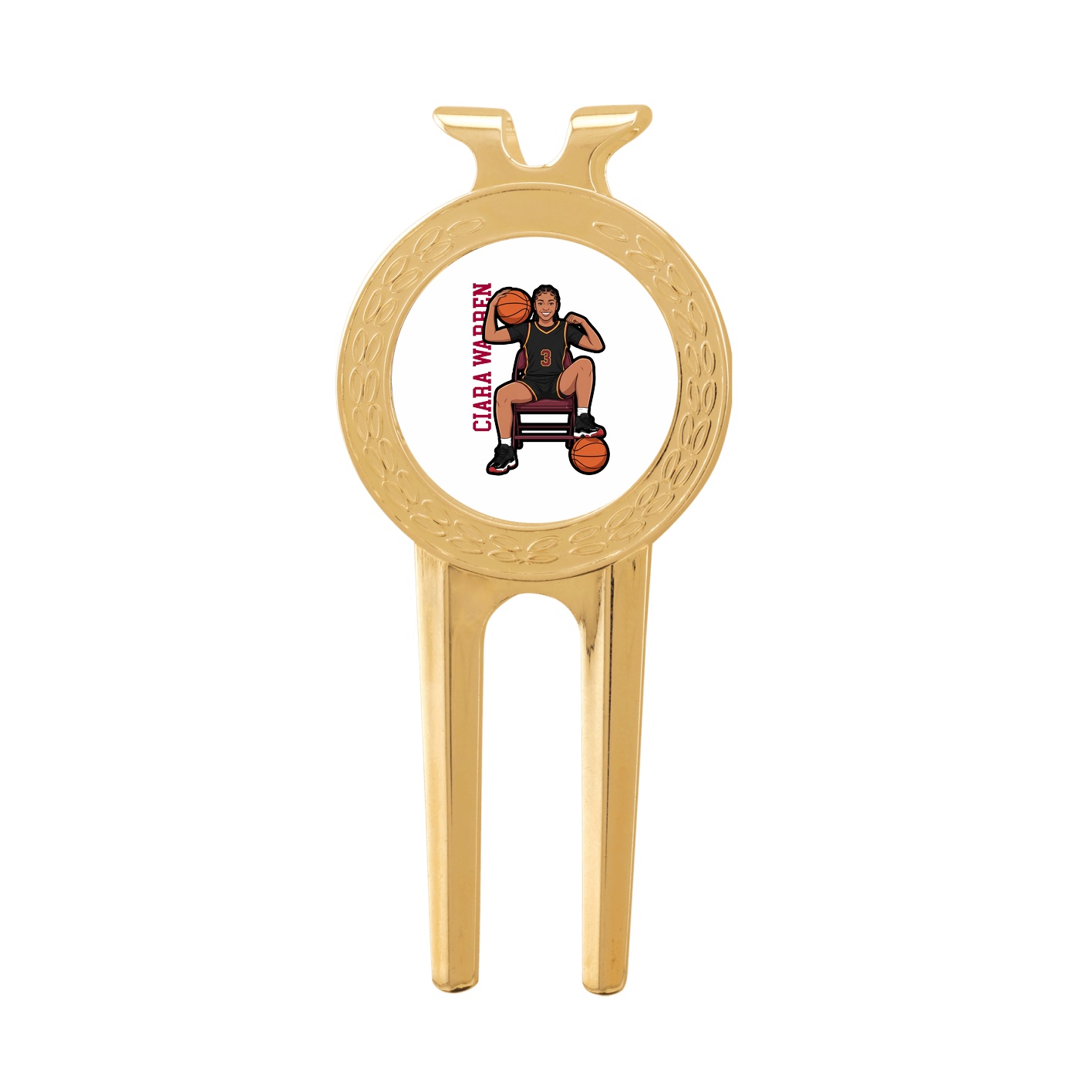 Divot Tool with Ball Marker — Name Vertical in Classic