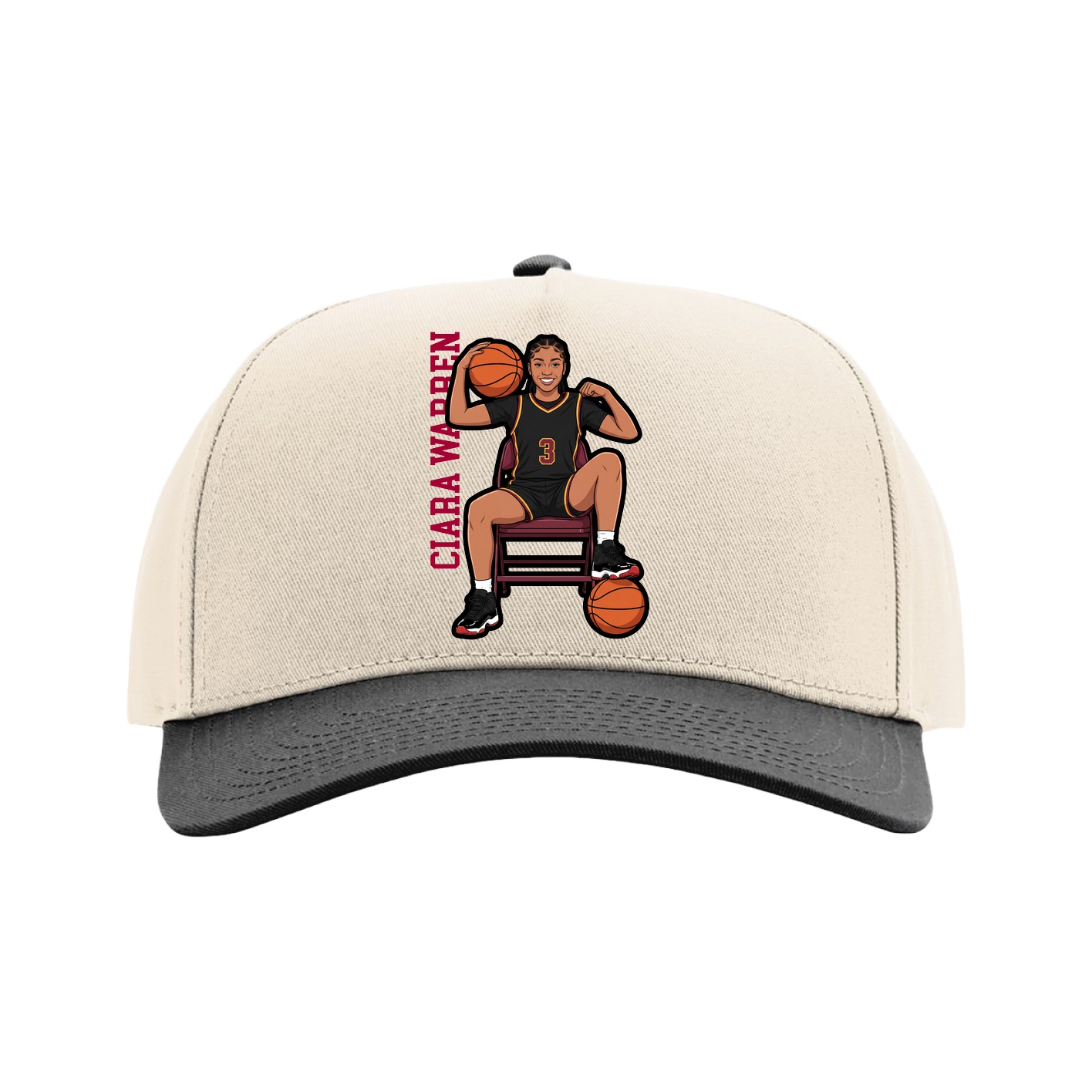 Full Fabric Five-Panel Champ Cap
