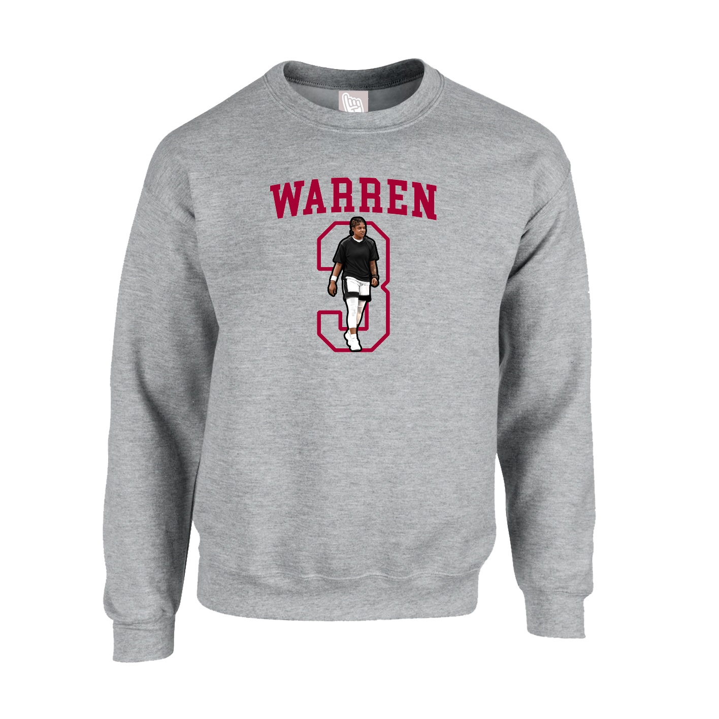 Fleece Crew — Shirsey in Grey
