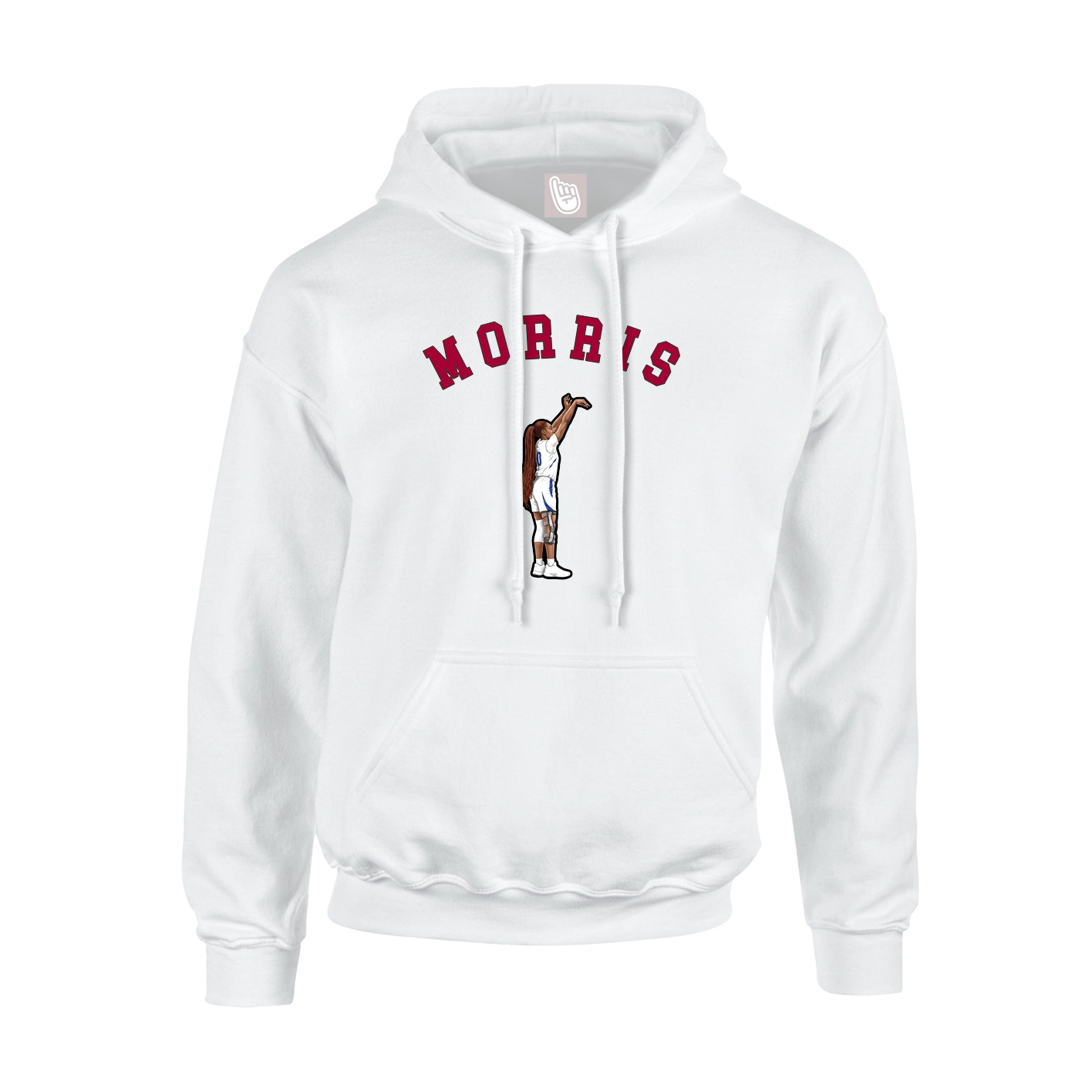 Youth Hoodie — Shirsey Arch in White