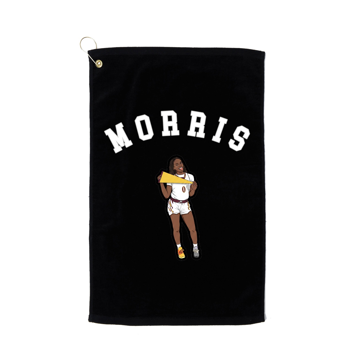 Golf Towel — Shirsey Arch in Black