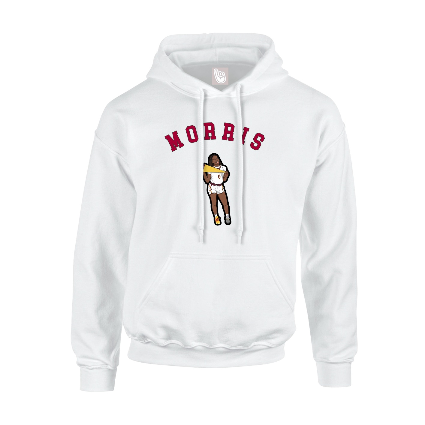 Hoodie — Shirsey Arch in White
