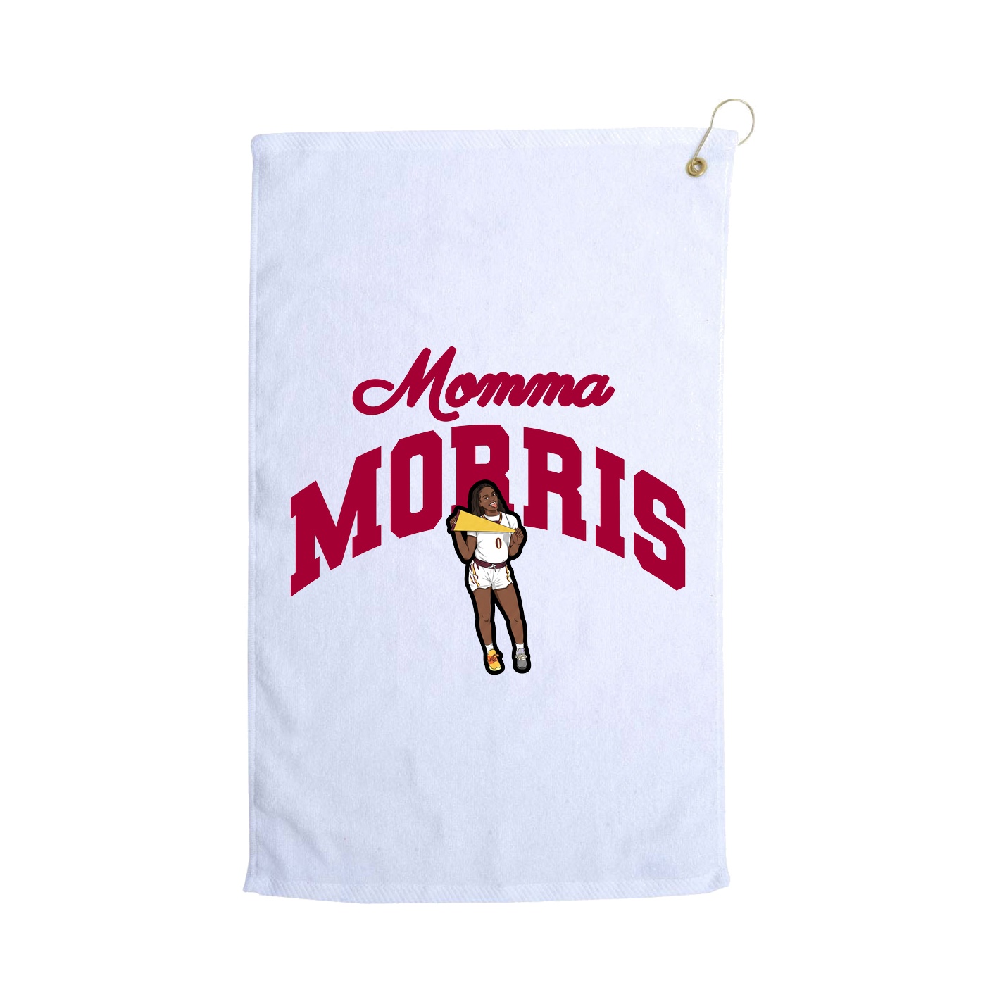 Golf Towel — Mothers Day Arch in White
