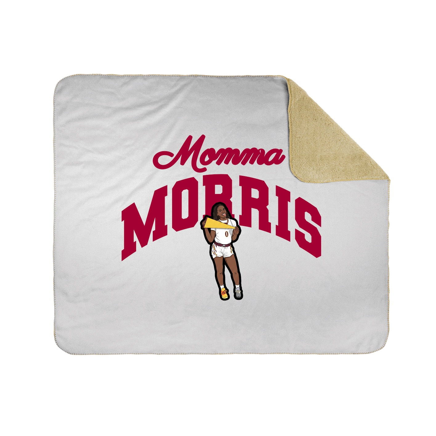 Throw Blanket — Mothers Day Arch in White