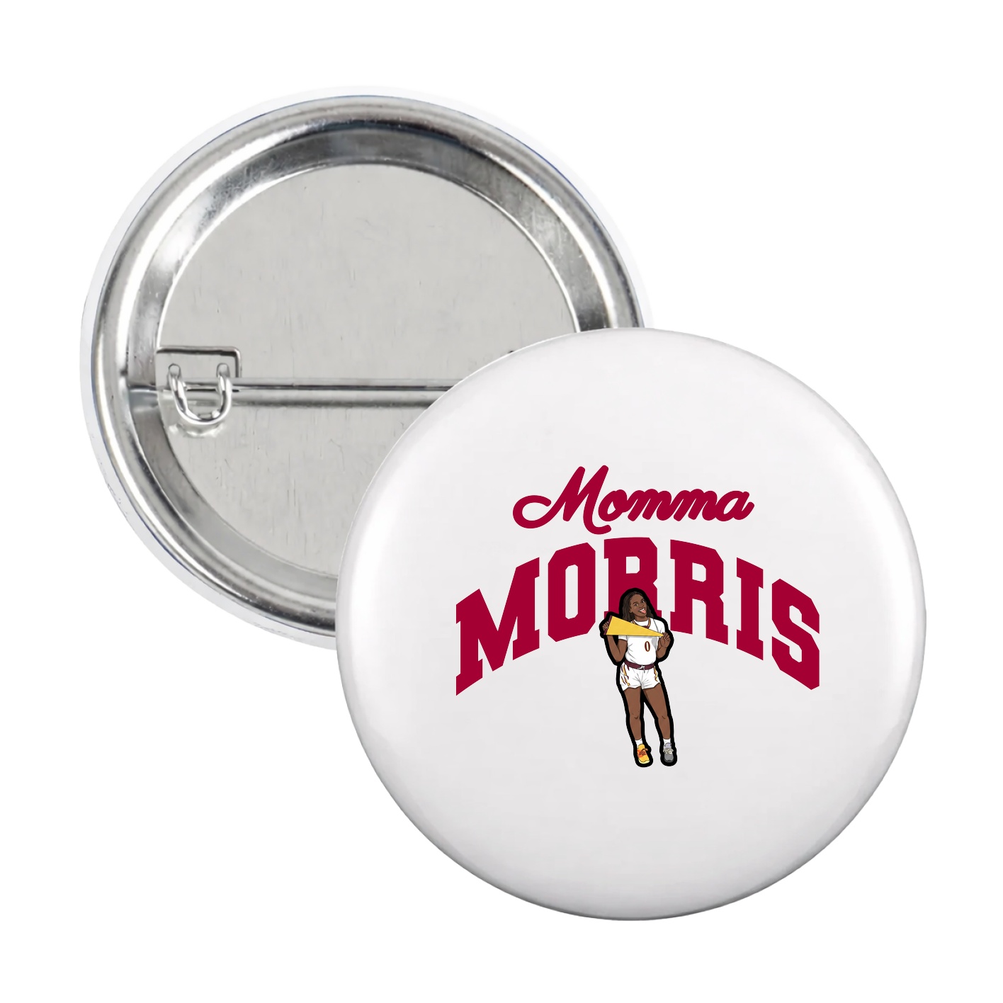Game Day Button — Mothers Day Arch in White