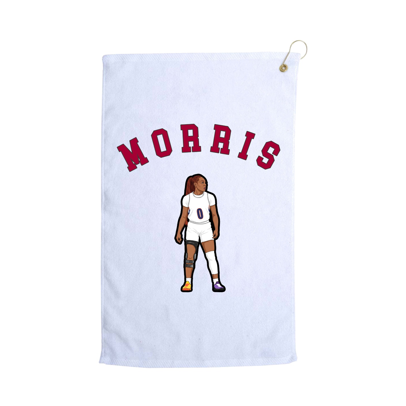 Golf Towel — Shirsey Arch in White